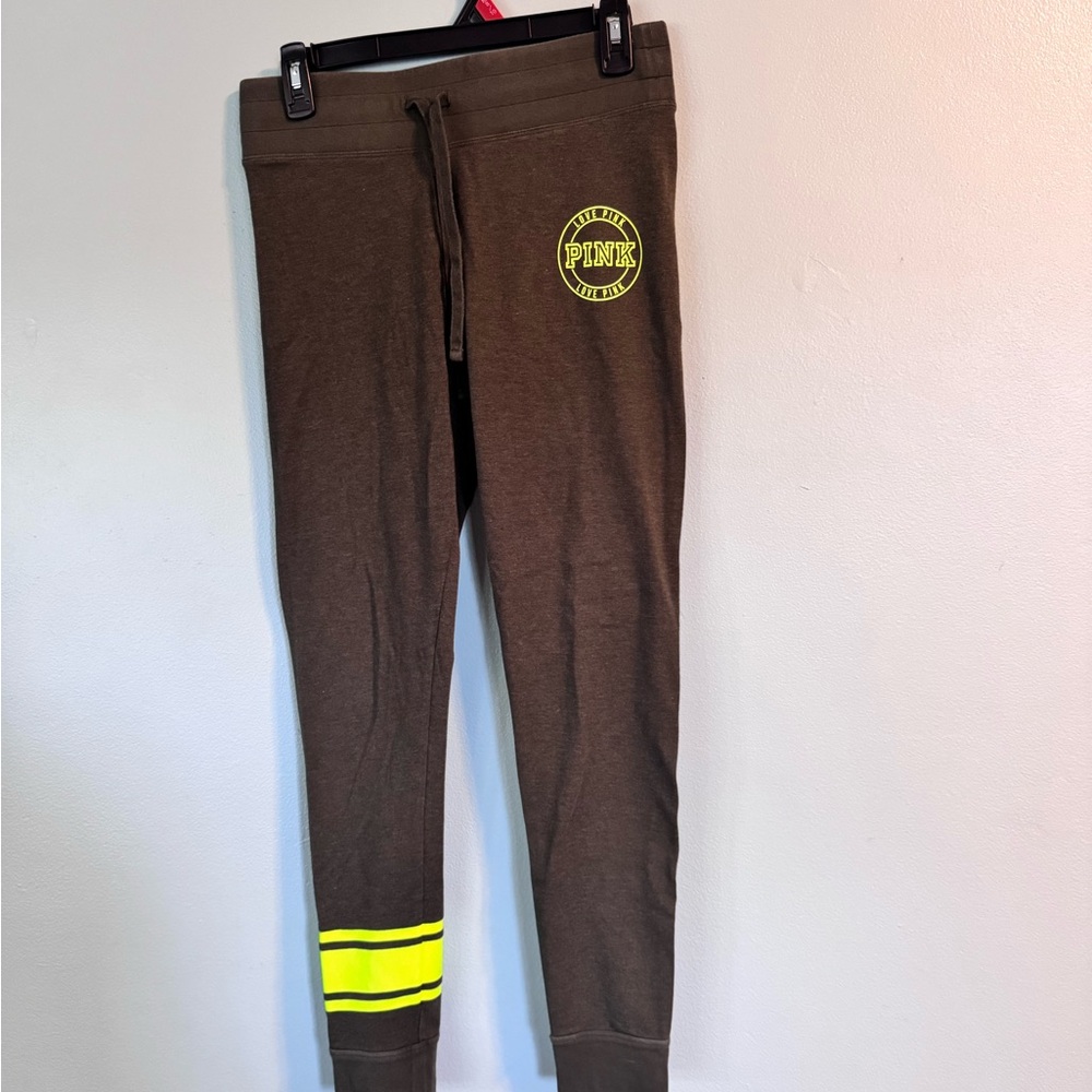 Victoria's Secret Pink Green Yoga Pants